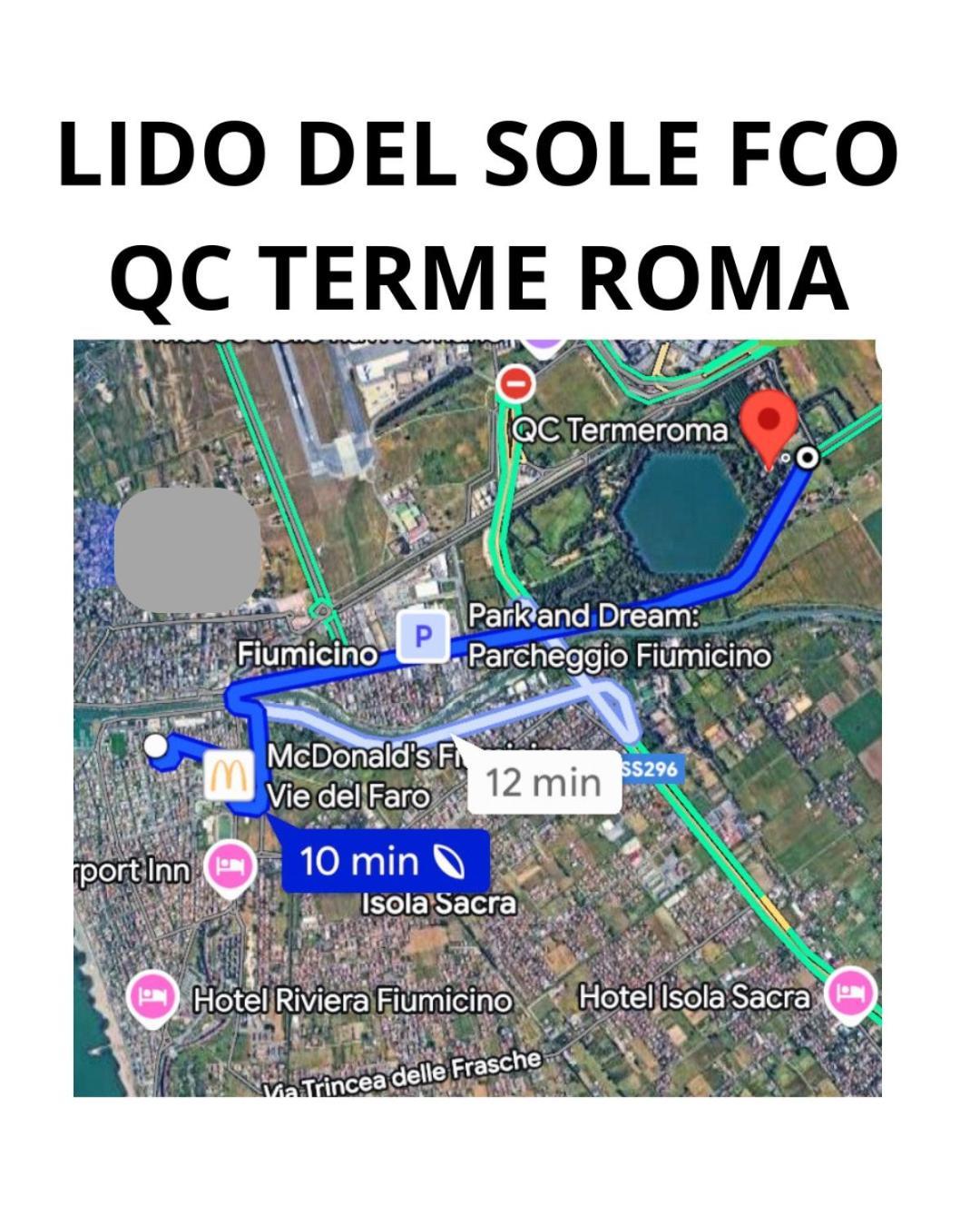Lido Del Sole Fco Apartment ฟิวมิชีโน ภายนอก รูปภาพ