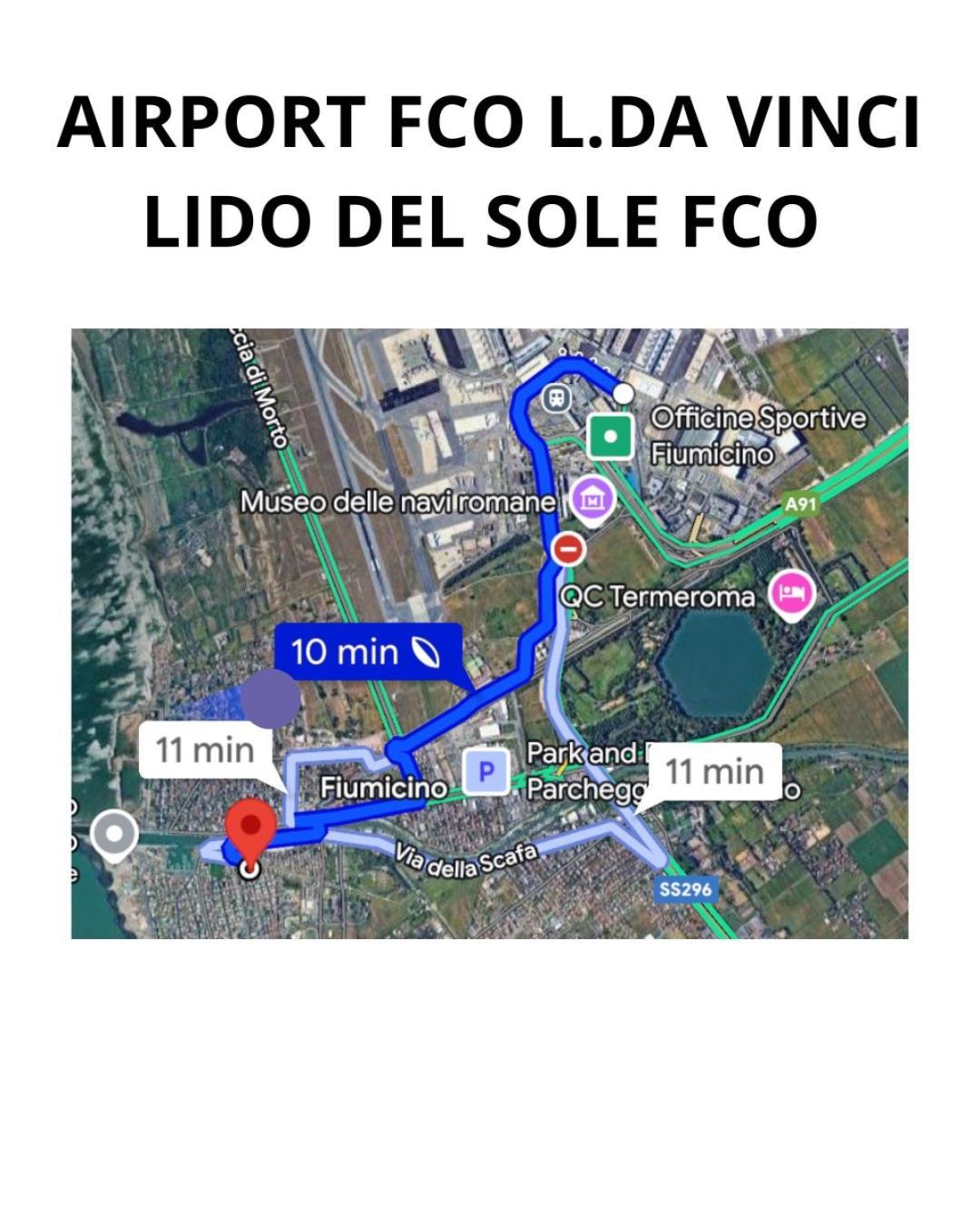 Lido Del Sole Fco Apartment ฟิวมิชีโน ภายนอก รูปภาพ