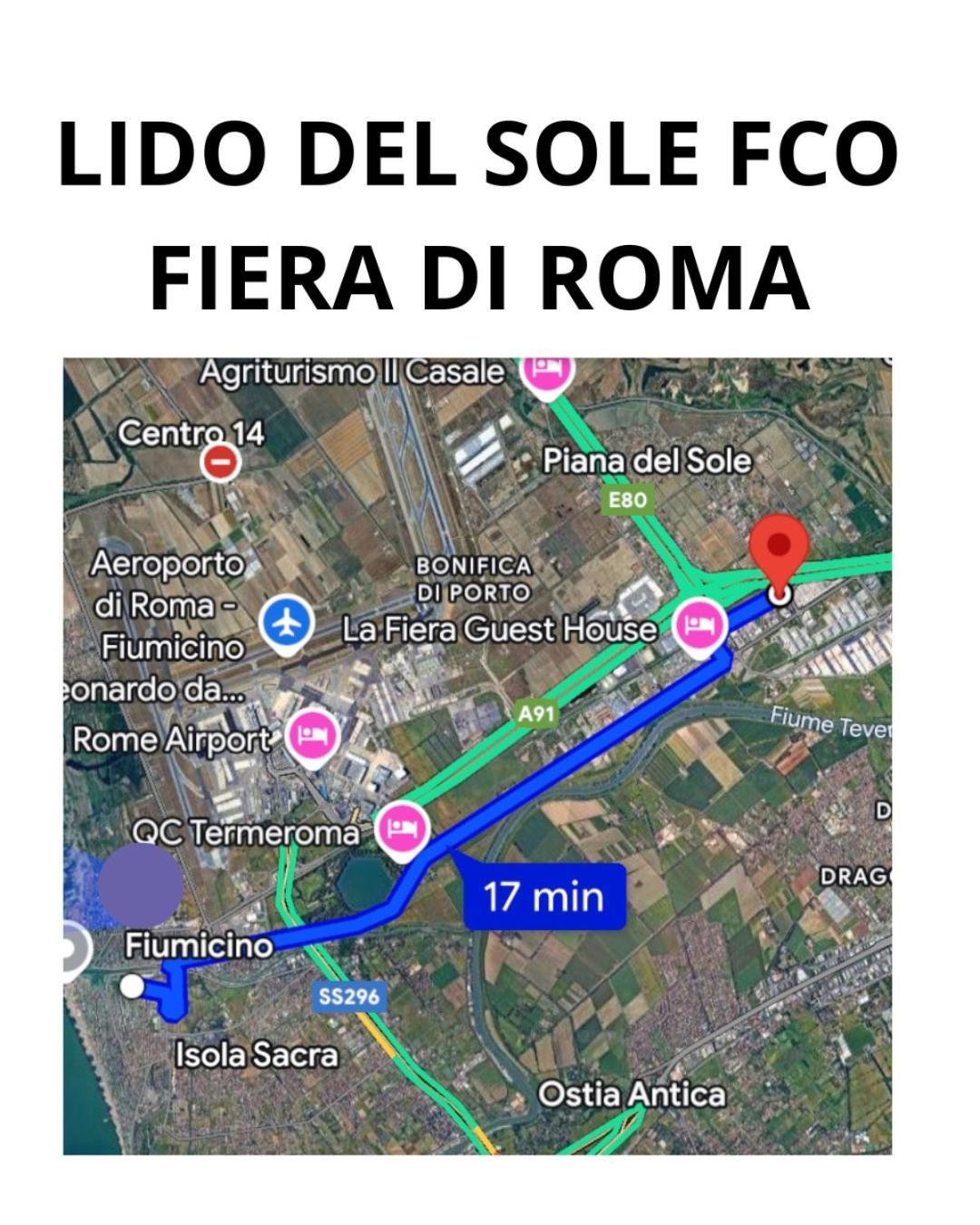 Lido Del Sole Fco Apartment ฟิวมิชีโน ภายนอก รูปภาพ